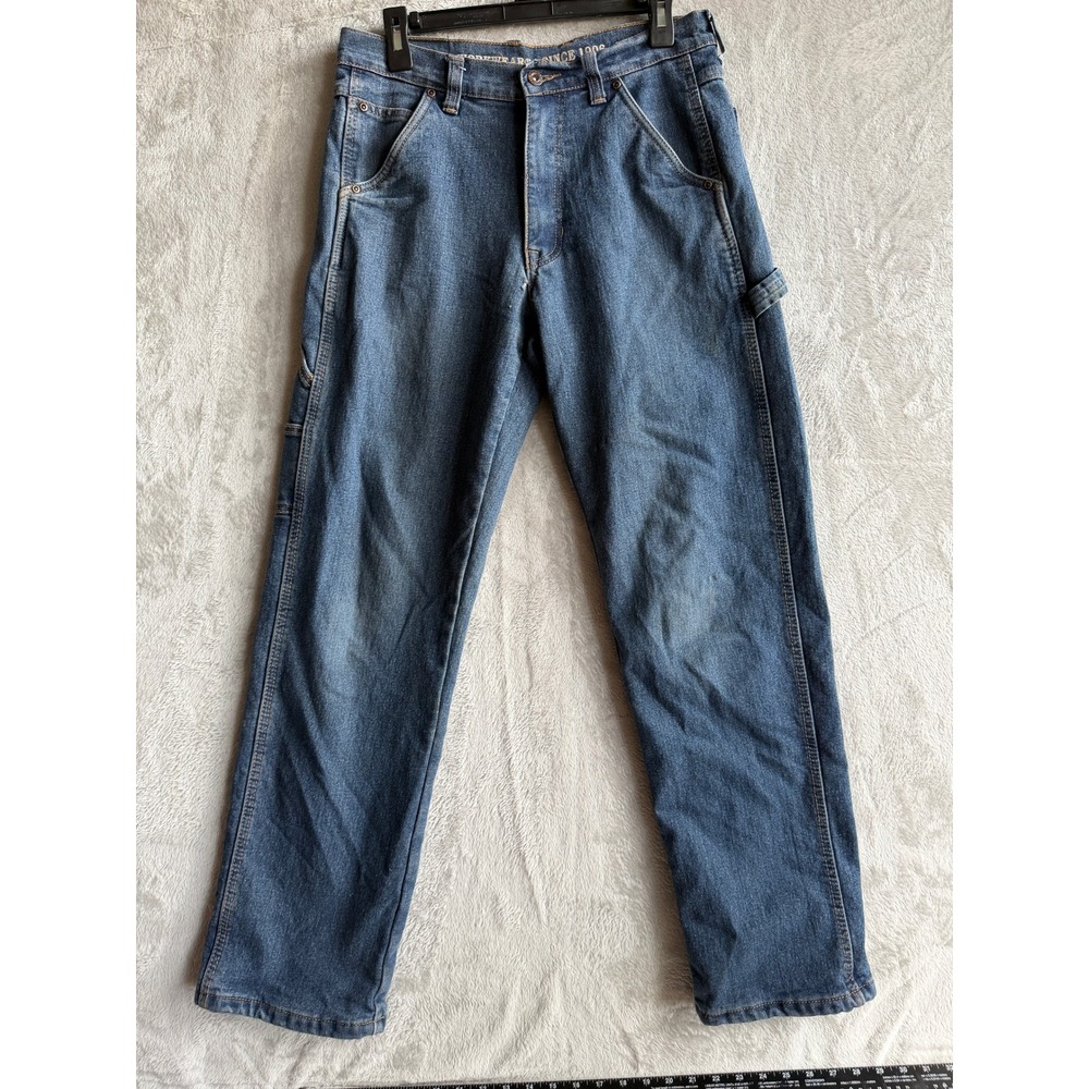 Smiths Workwear Carpenter Jeans Mens 30x30 Blue Denim Straight Utility Pants